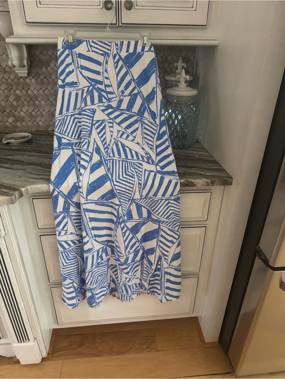 Lilly Pulitzer Sailboat Maxi Skirt Nola Bay Blue Yacht Sea Jersey